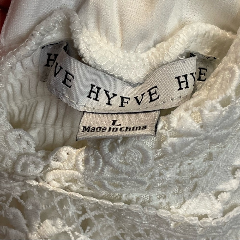 Hyfve hyfve hyfve size zL white lace dress - Picture 4 of 6